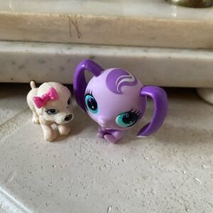 LPS littlest pet shop rabbit & Barbie puppy lot